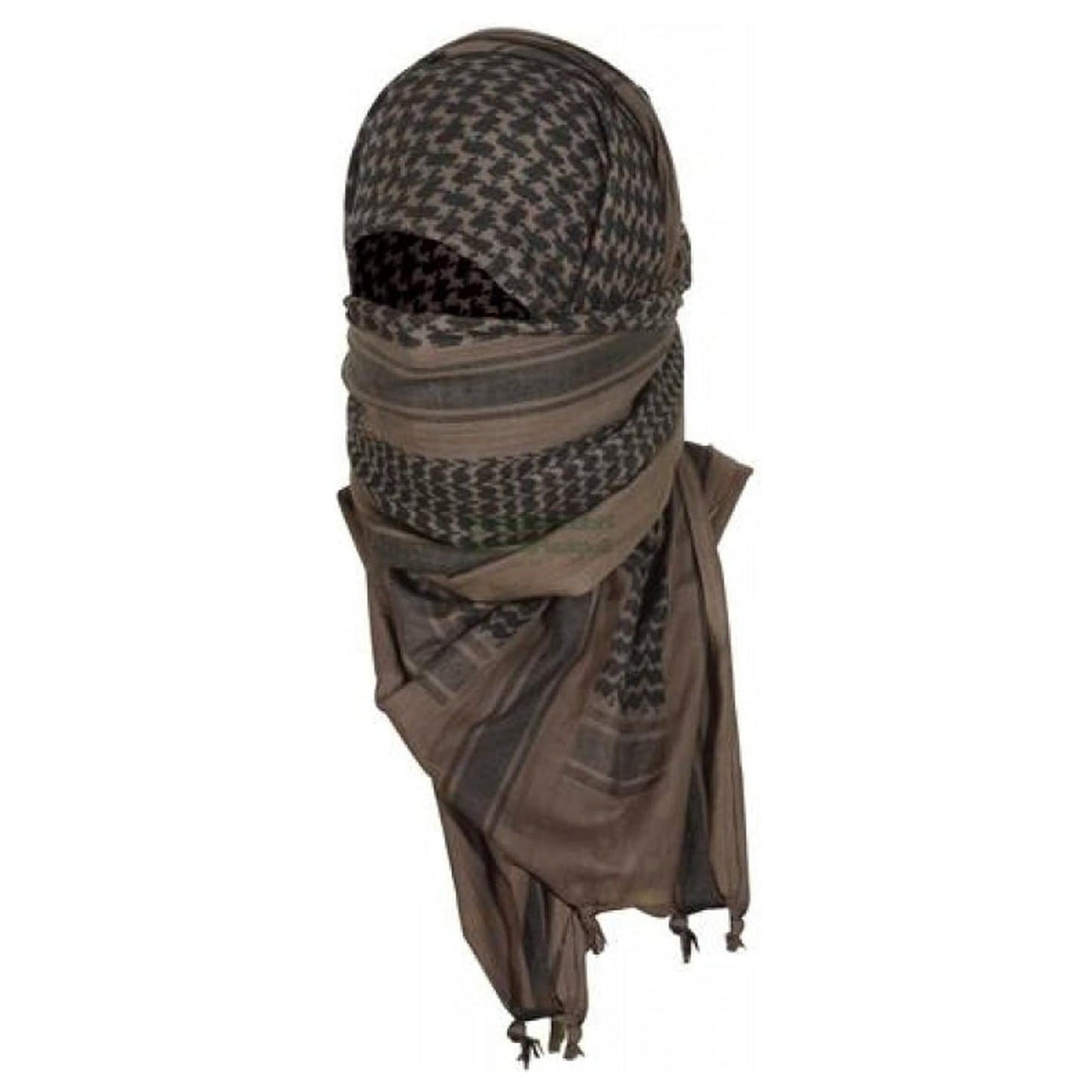 Shemagh Desert Scarf, Rifle Pattern, Mocha