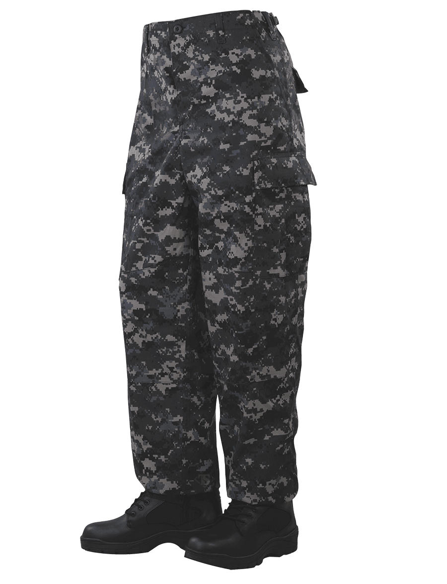 Vat Print Digital Pants, 65/35 Poly-Cotton Twill