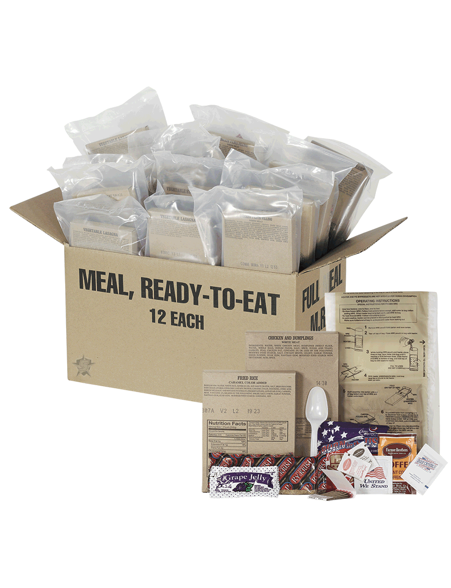 Deluxe Field Ready Rations, Case of 12