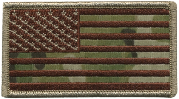 American Flag Patches - CAMO Versions