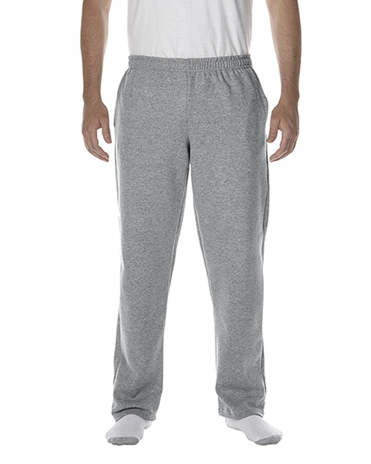 Men's Solid Color Open Bottom Pocketed Sweatpants