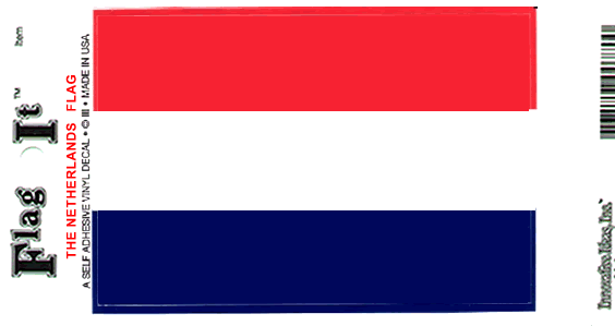 Netherlands Flag Decal