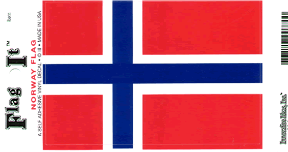 Norway Flag Decal