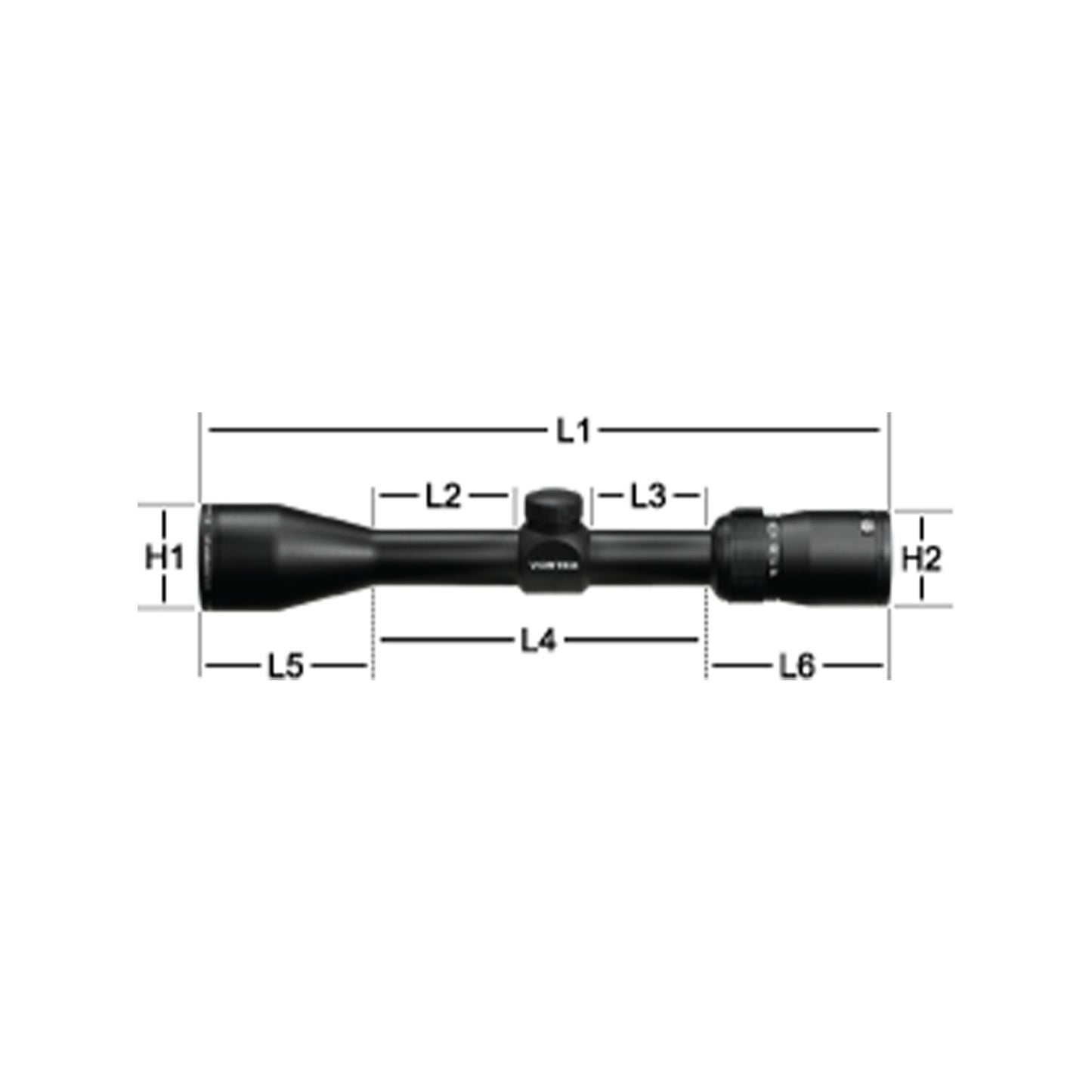 Diamondback 4-12x40mm Riflescope