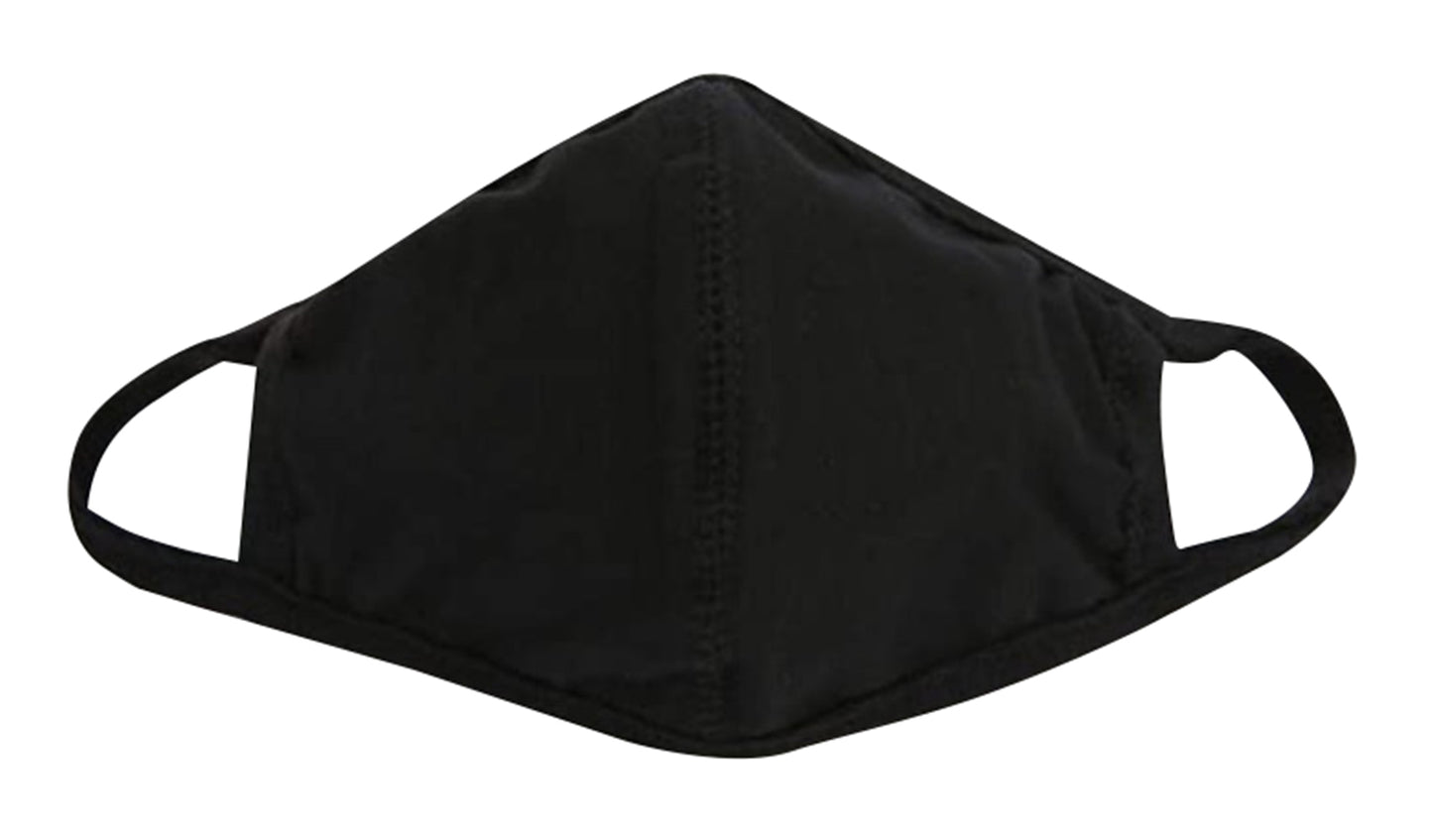 Black Reusable 3-Layer Facemask