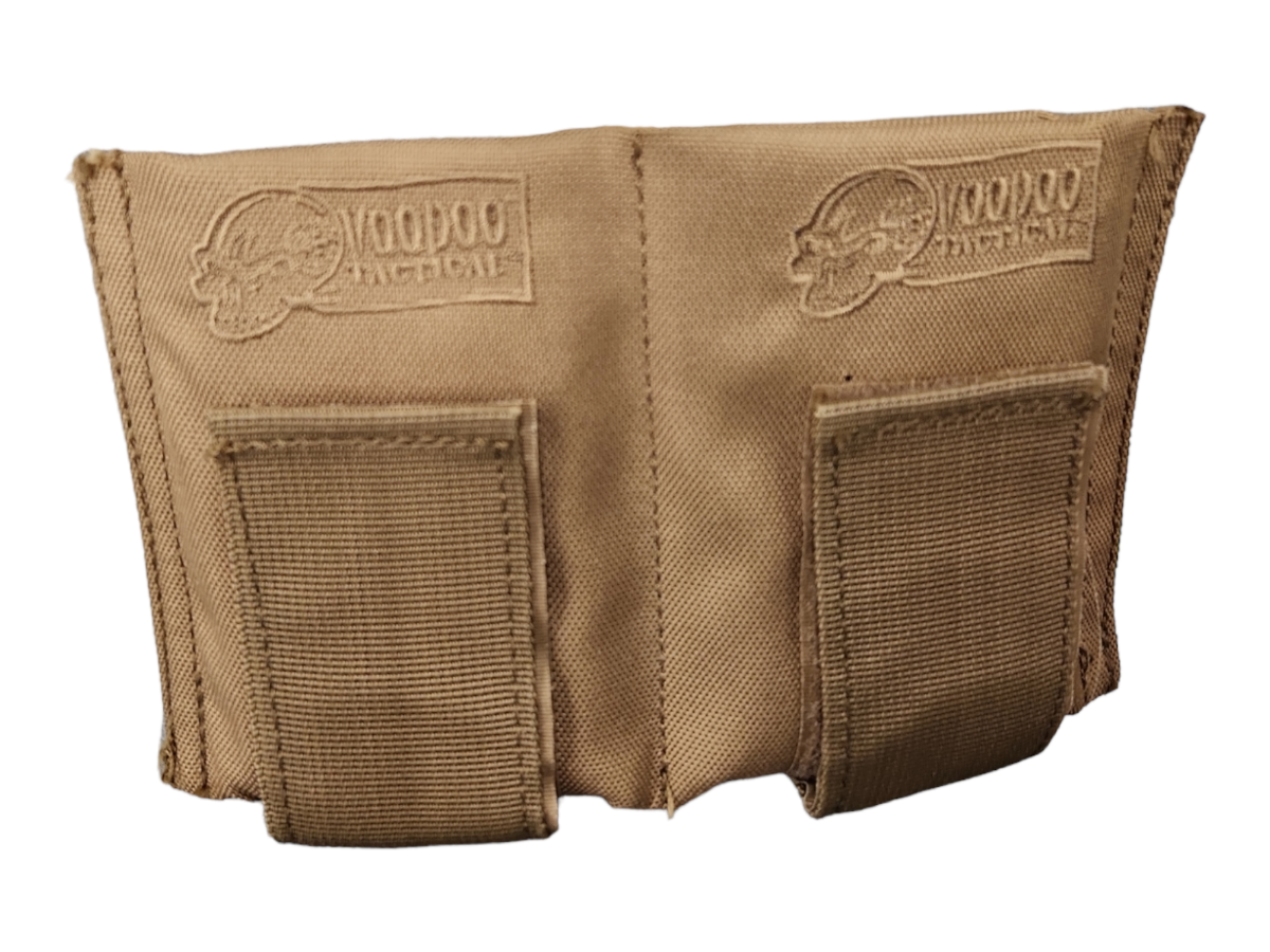 Padded Open-Top Double Mag Pouch, Coyote