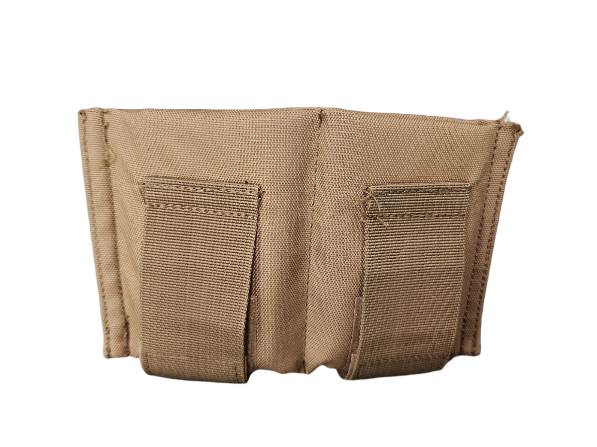 Padded Open-Top Double Mag Pouch, Coyote