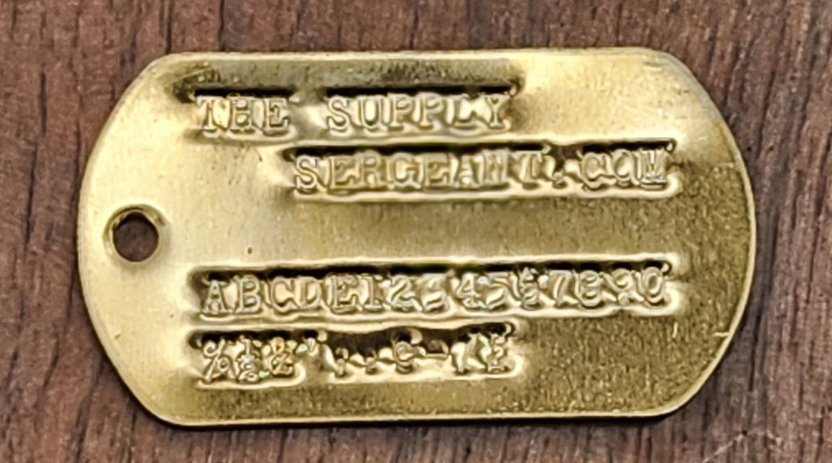 Custom Dog Tag Set, Vietnam Style