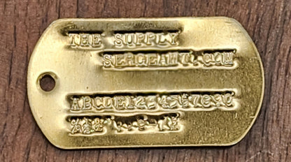 Custom Dog Tag Set, Vietnam Style