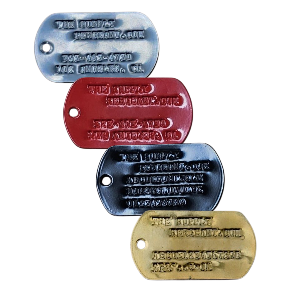 Custom Dog Tag Set, Vietnam Style