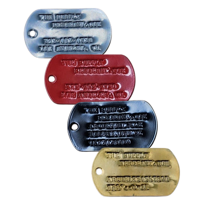 Custom Dog Tag Set, Vietnam Style