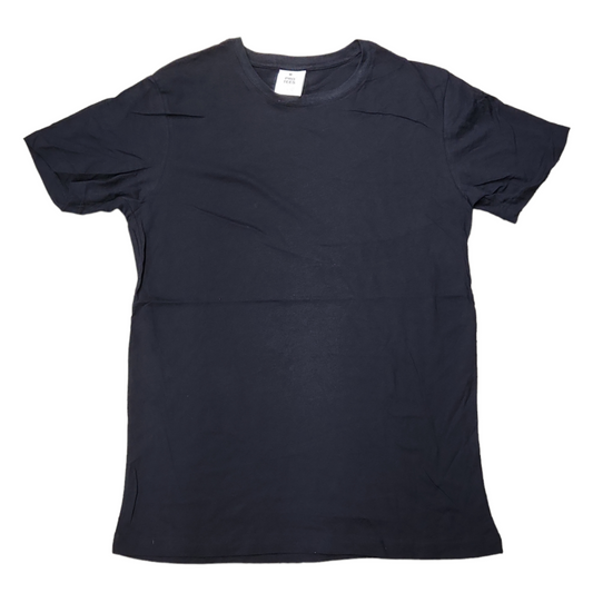Solid Color Black T-Shirt