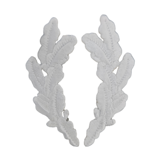 'Scrambled Eggs' Oak Leaf Patch, Faced Pair