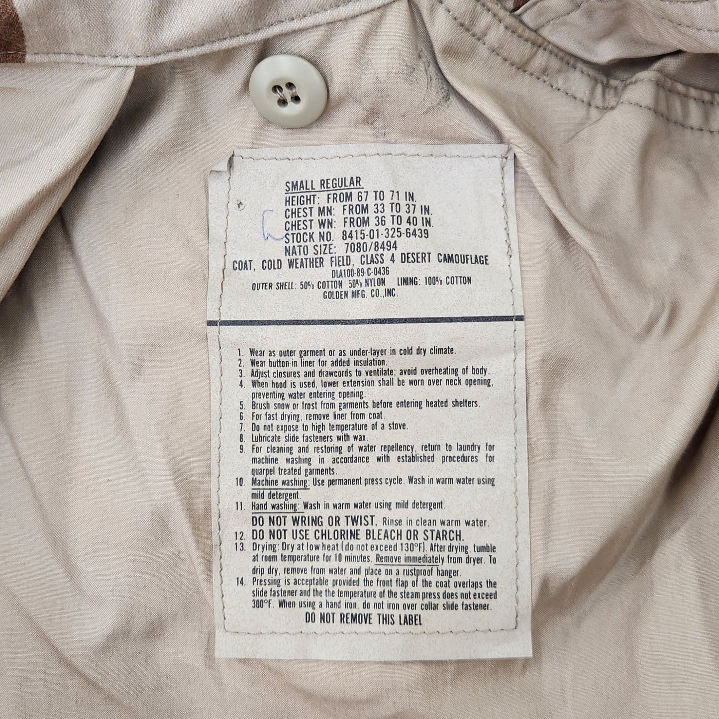 Surplus M-65 Field Jacket, 3-Color Desert Camo