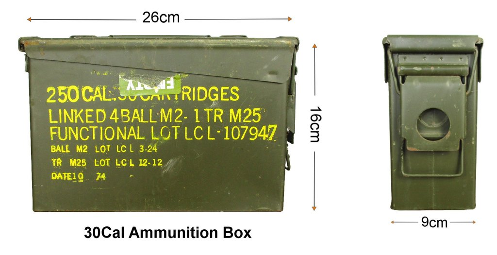 Surplus Ammo Can, 0.30 Cal