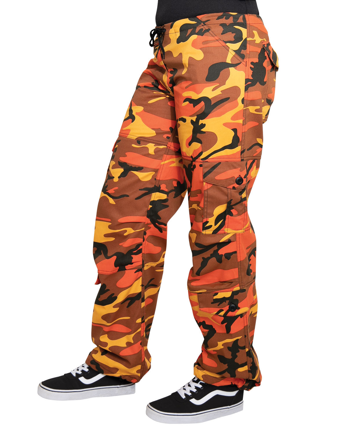 Women's Color Camo Paratrooper BDU Pants