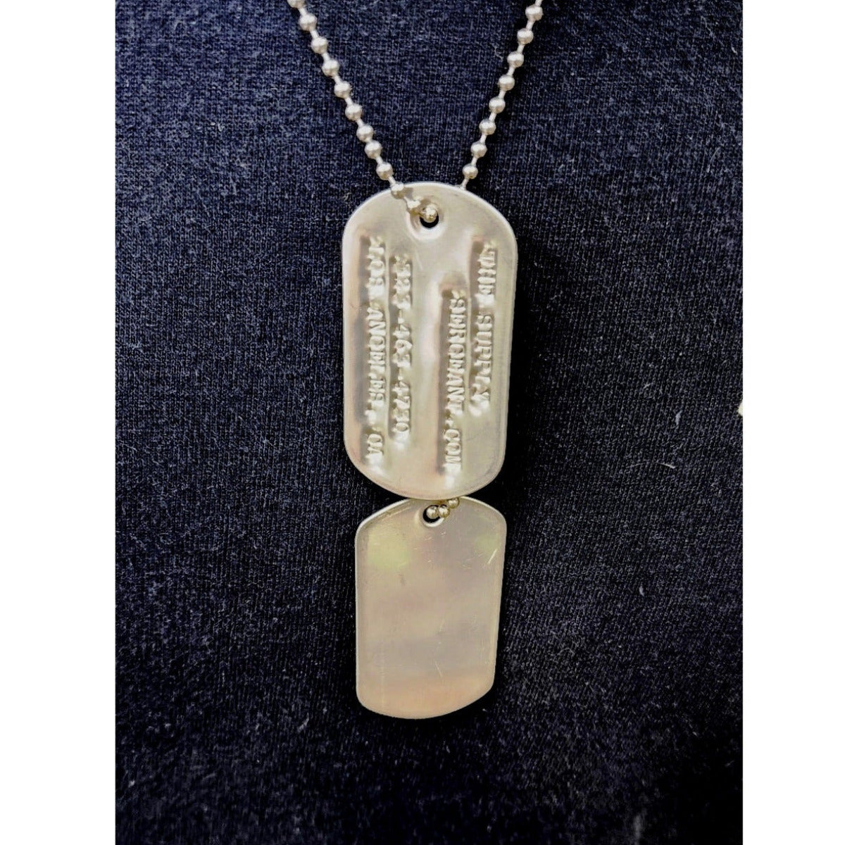 Custom Dog Tag Set, Vietnam Style