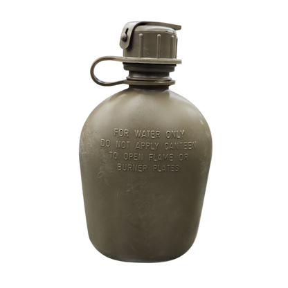 Surplus U.S. G.I. Plastic Canteen, Olive 1-quart