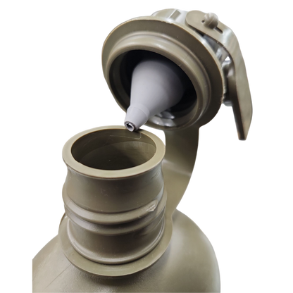 Surplus U.S. G.I. Plastic Canteen, Olive 1-quart