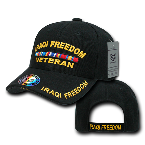 'Iraqi Freedom Veteran' Deluxe Military Cap
