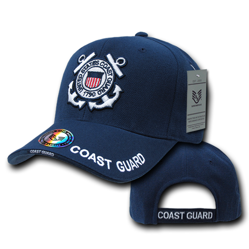 'U.S. Coast Guard' Logo, Legend Military Cap