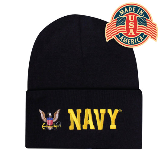 US 'Navy' Cuffed Beanie