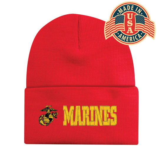 US 'Marines' Cuffed Beanie