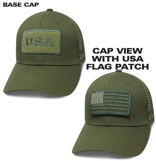 'USA' Cap with U.S. Flag Patch