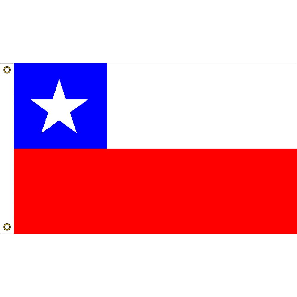 Chile Flag, 3 x 5'