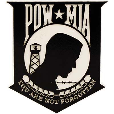 'POW*MIA' Logo Magnet