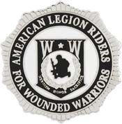 'American Legion Riders for Wounded Warriors' Pin