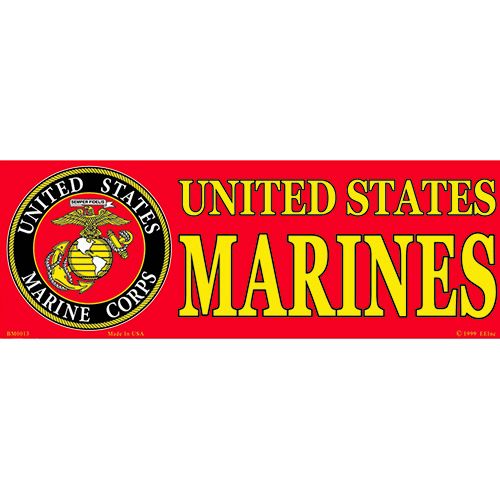 'US Marines' Bumper Sticker