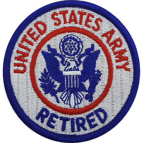 'U.S. Army Retired' Patch