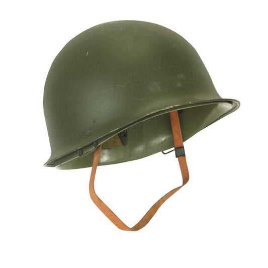 Surplus Belgian Steel Pot Helmet with Liner