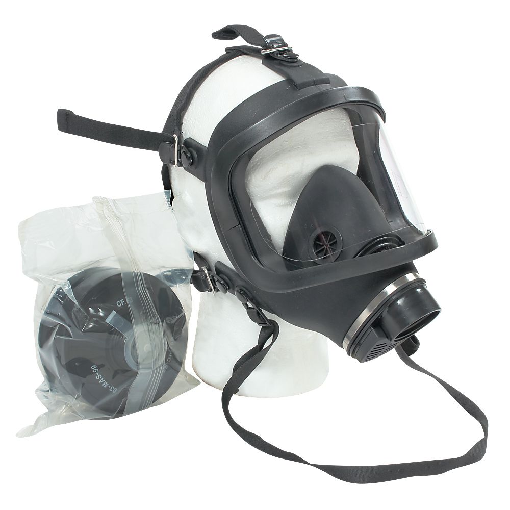 Full Lens Gas Mask with Filter