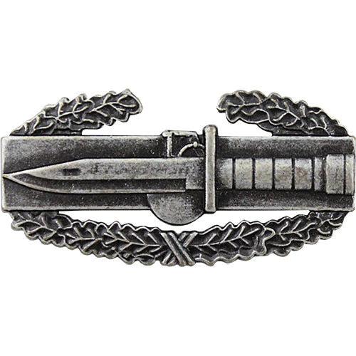 U.S. Army Combat Action Badge, Silver Oxidized