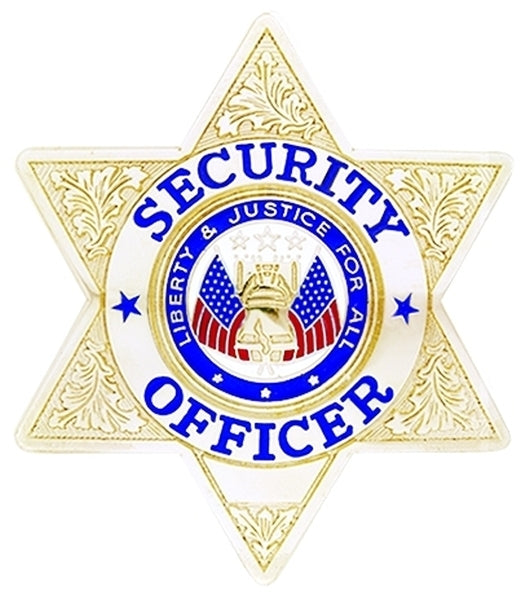 'Security Officer' 6-point Badge