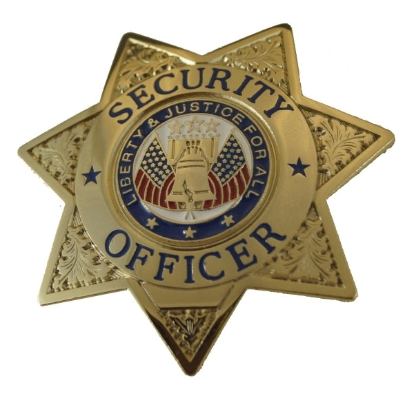 'Security Officer' 7-point Badge