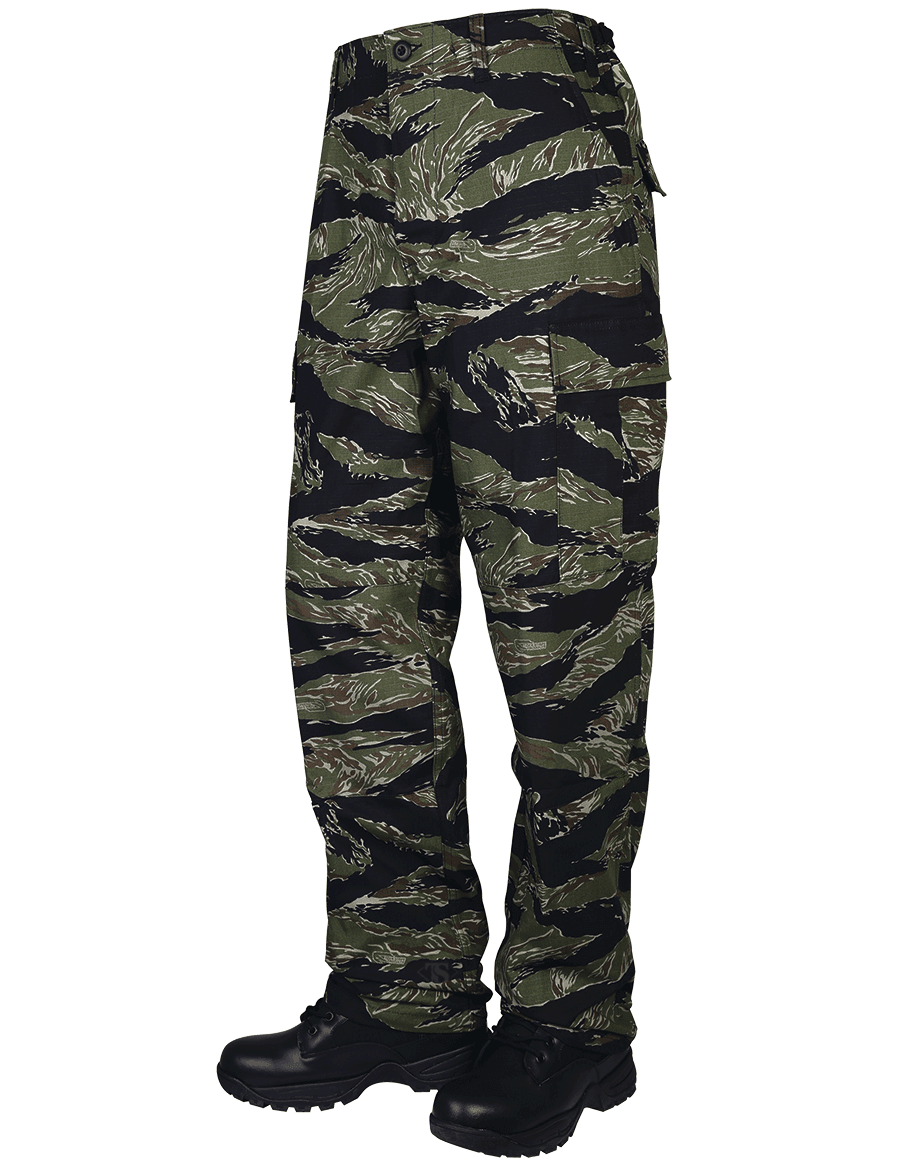 LANBAOSI Men Military Multicam Woodland Camo Airsoft BDU Pants