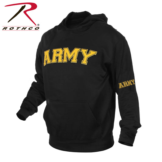 'Army' Embroidered Pullover Hoodie