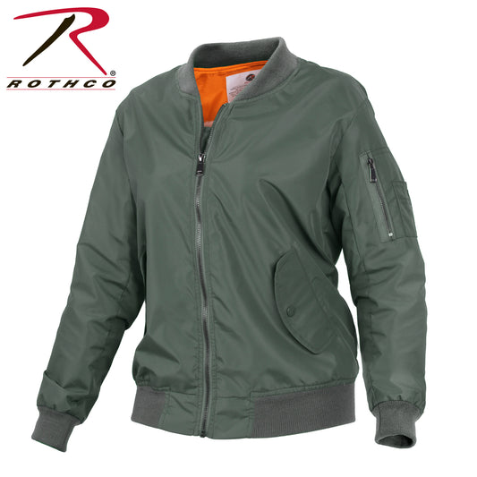 Womens Lightweight MA-1 Flight Jacket