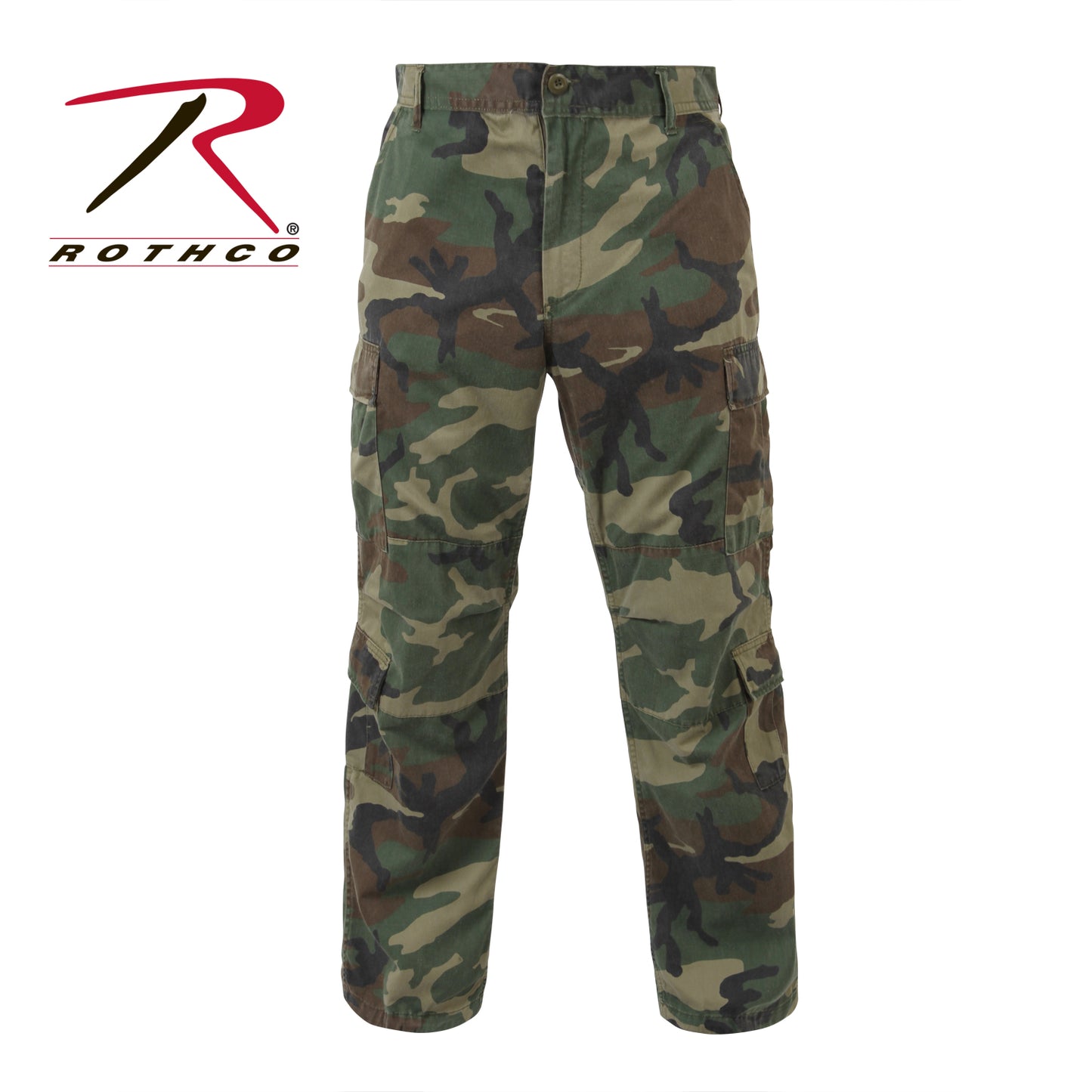 Camo Paratrooper Fatigue Pants, Vintage Style