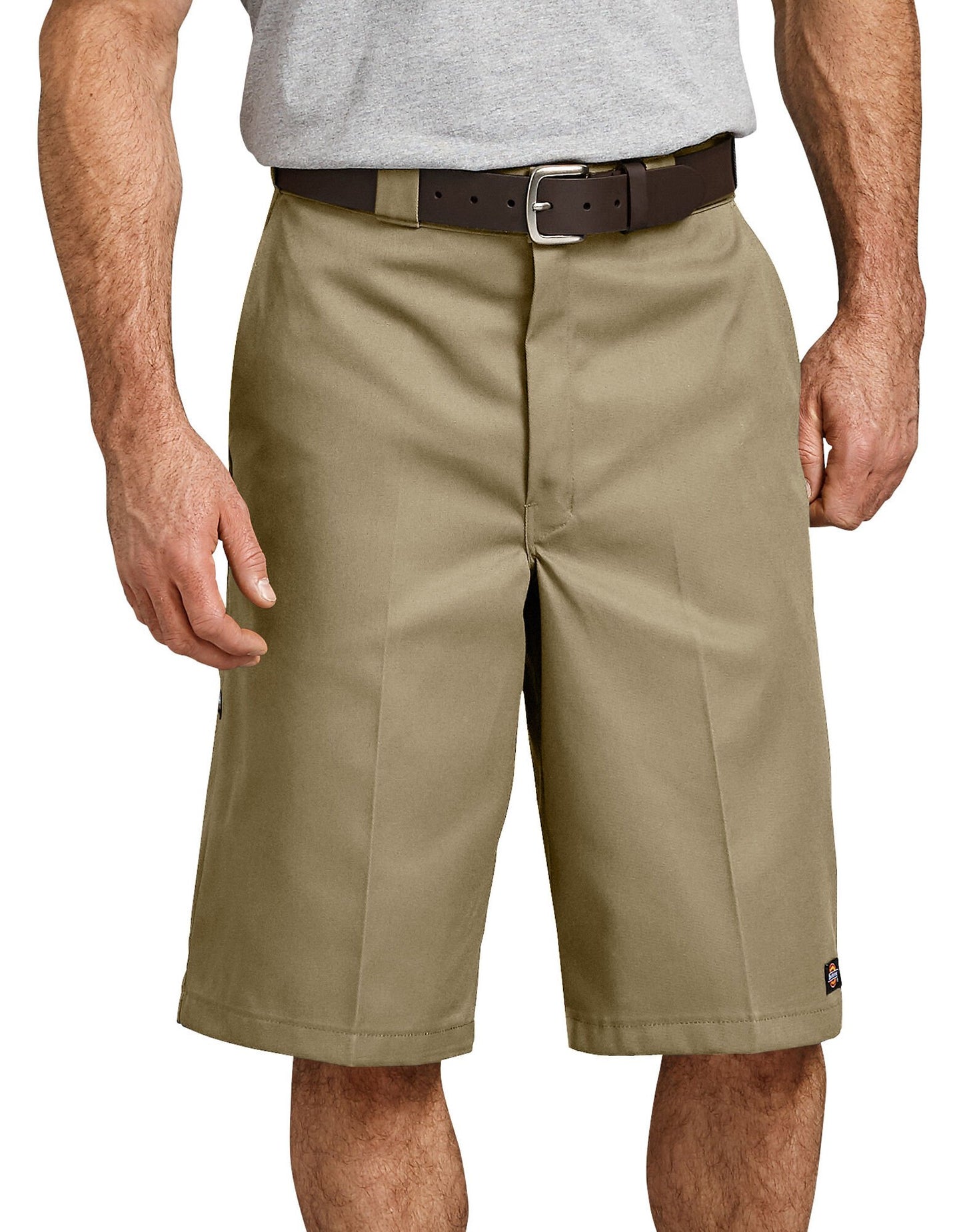 13" Loose Fit Multi-Use Pocket Work Shorts, Khaki