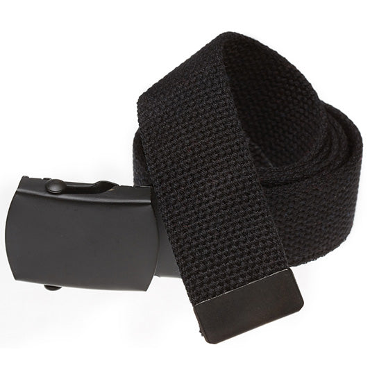 Military Style Web Belt with Buckle