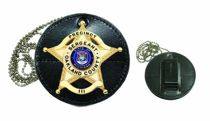 Universal Round Badge Holder, 3 5/8”