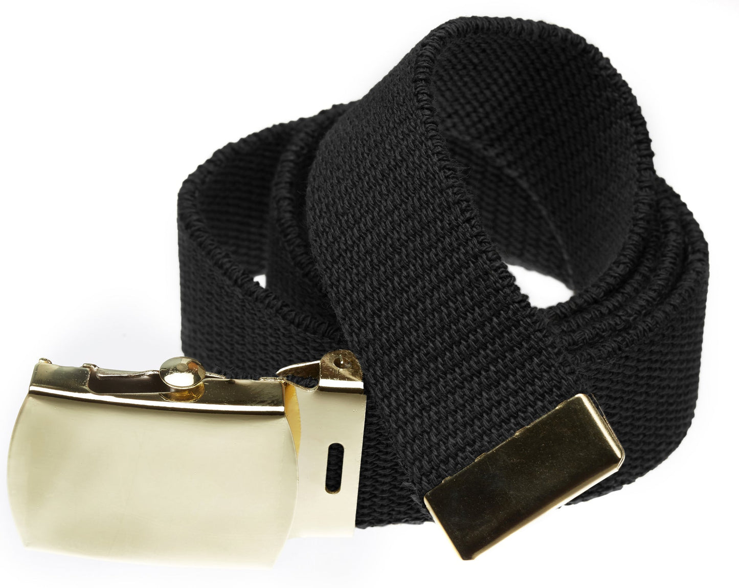 Military Style Web Belt with Buckle