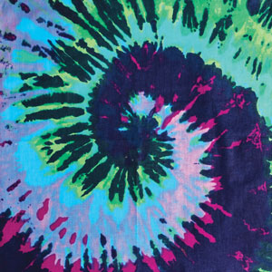 22" Tie Dye Bandana