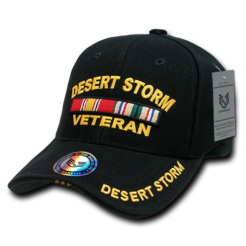 'Desert Storm Veteran' Deluxe Military Cap