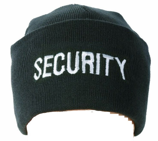 'Security' Embroidered Beanie