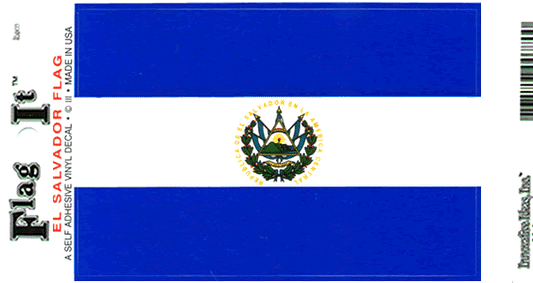 El Salvador Flag Decal